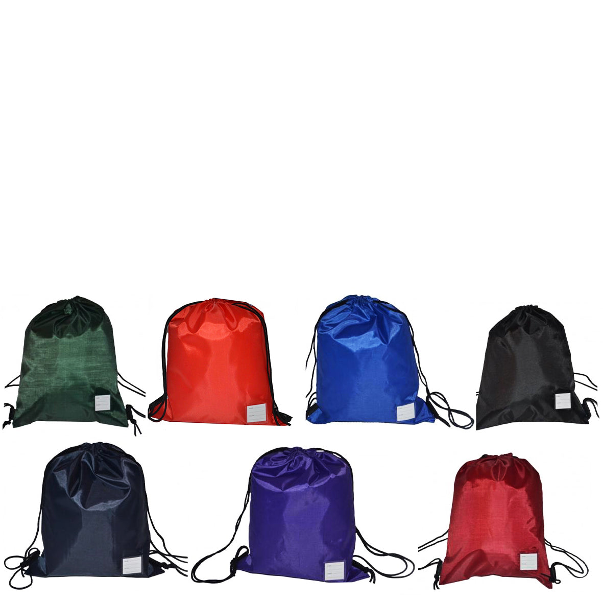 PE Bags Drawstring Plain Various Colours Kids Essentials Schoolwear Birmingham