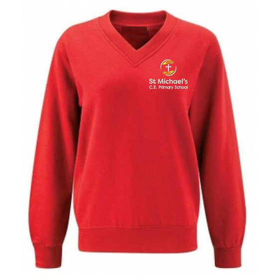 St Michael's V-Neck Jumper