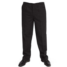  Boys Trousers Senior Sturdy Plus Fit Black