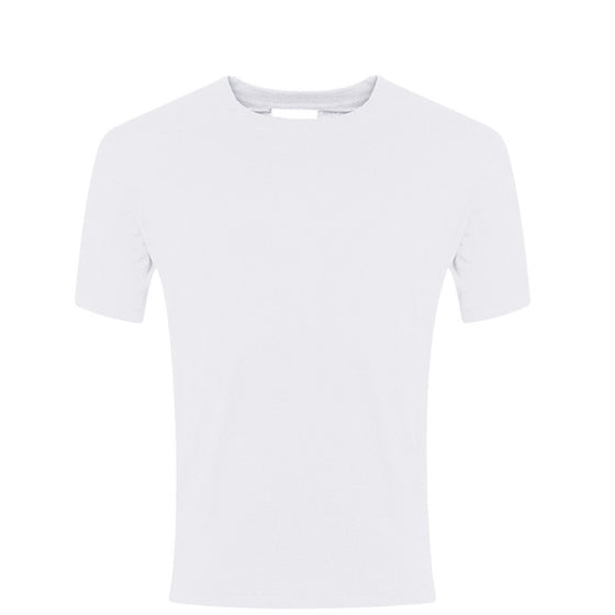 White PE Games Sports T Shirt